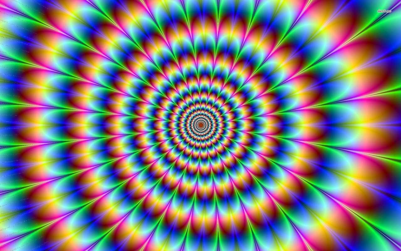 Rainbow illusion pussel på nätet