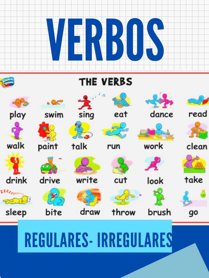 verbe în engleză puzzle online