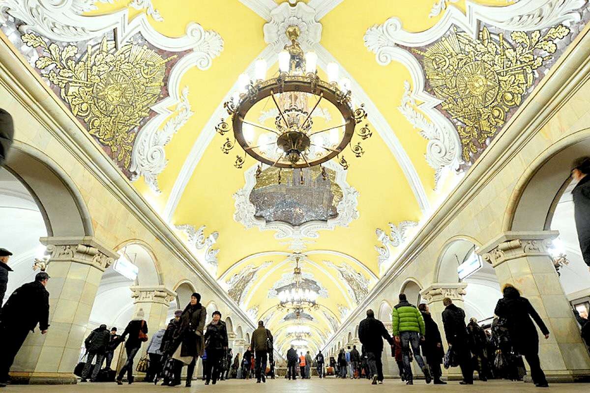 U-Bahnstation - Moskau Online-Puzzle