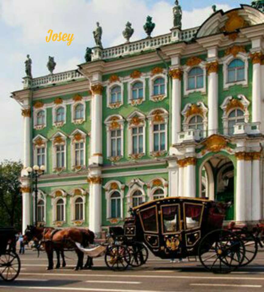 Hermitage. St. Petersburg pussel på nätet