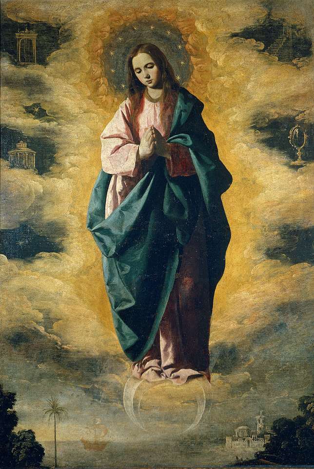Immaculate Conception (målning av Francisco de Zurbarán pussel på nätet