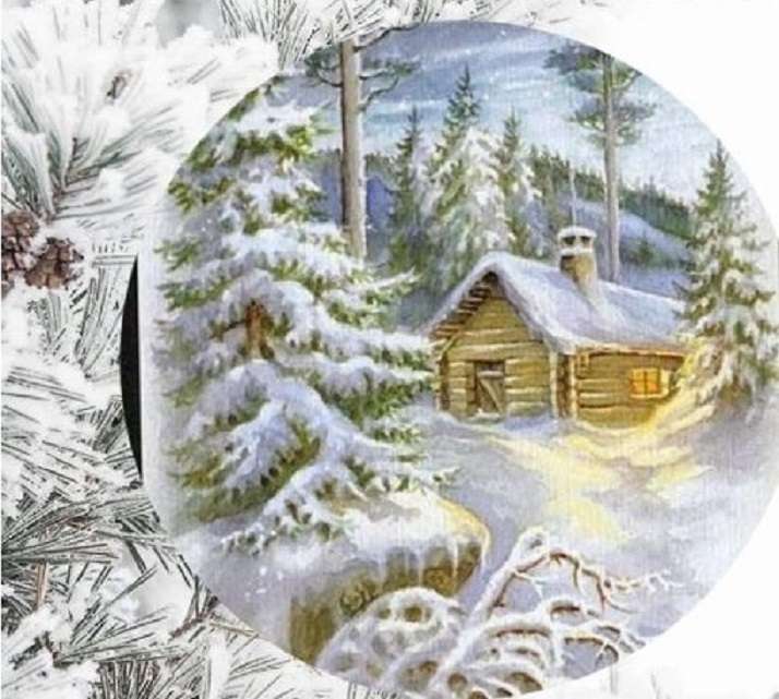 Vedere de iarnă. puzzle online