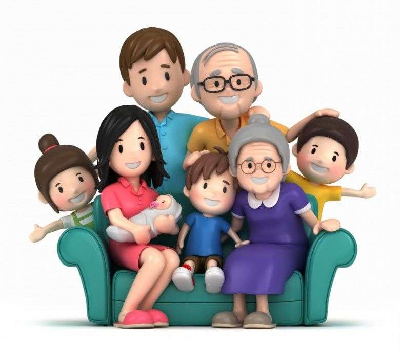 Famille et amis puzzle en ligne
