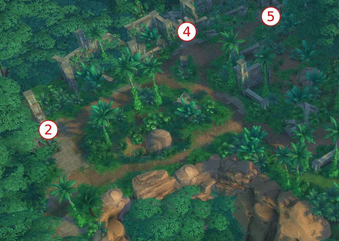 Dzsungel menekülési térkép online puzzle
