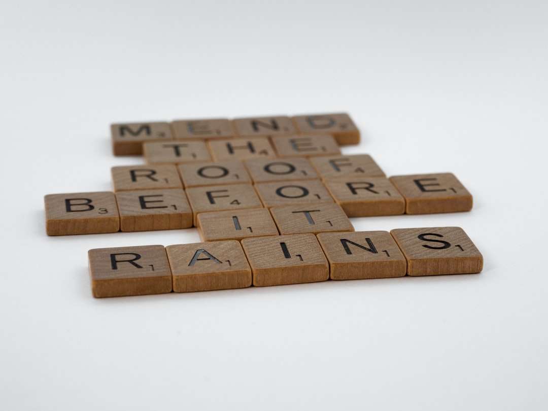 brown wooden blocks on white surface jigsaw puzzle online