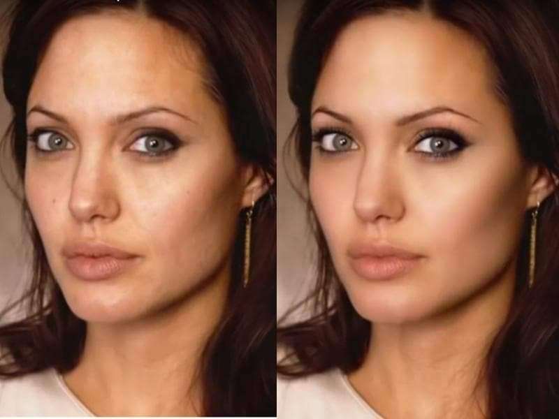 Photoshop преди и след онлайн пъзел