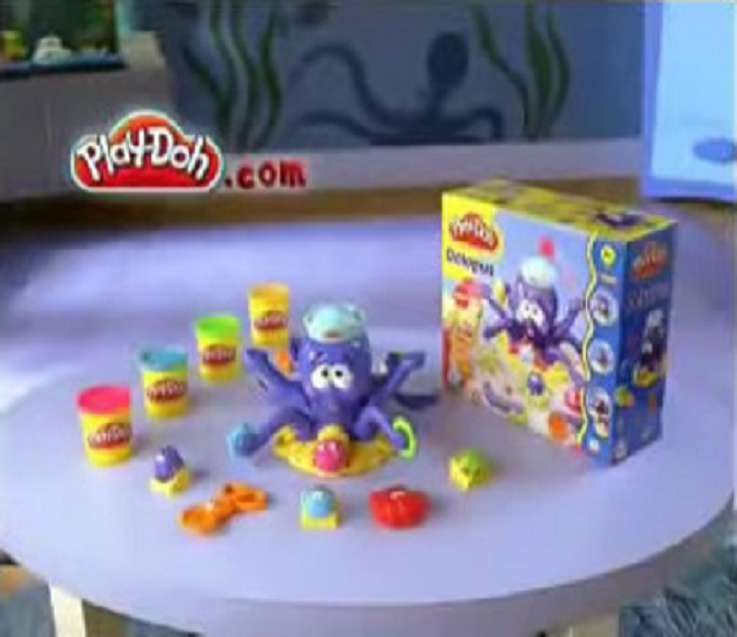 p je pro play-doh chobotnice skládačky online