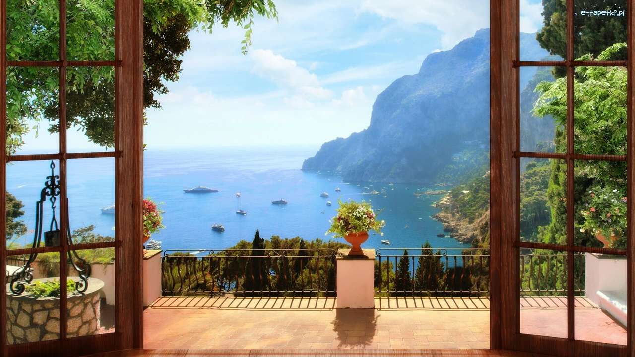 utsikt från terrassen pussel på nätet