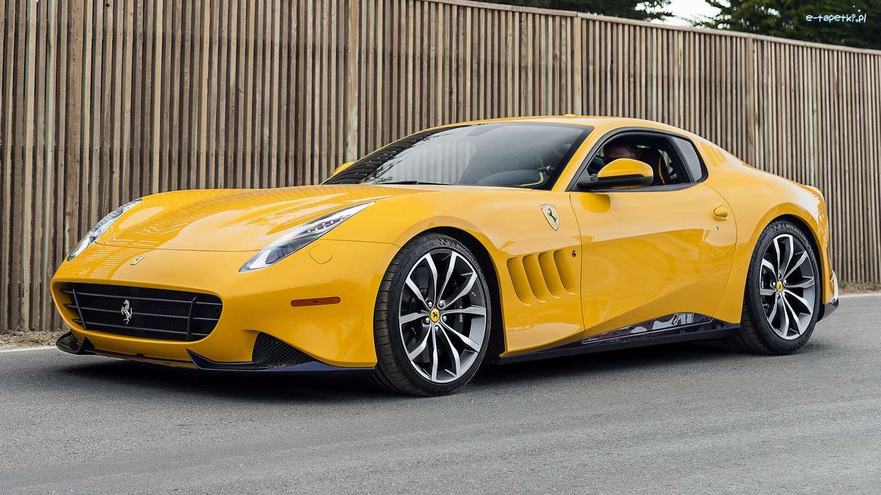 Ferrari galben puzzle online