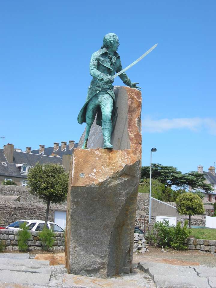 Standbeeld in Bretagne legpuzzel online