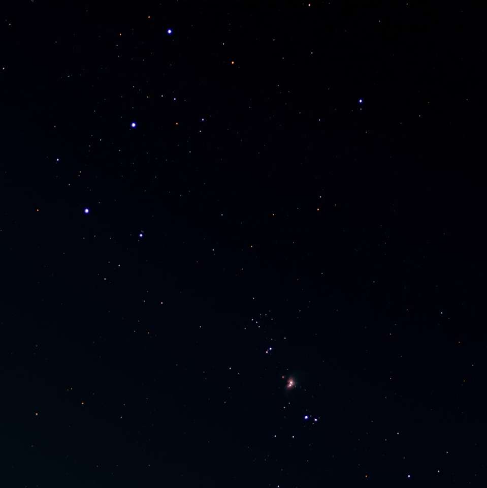 hvězdy na obloze během noci online puzzle