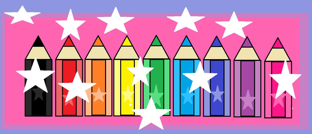 Lápis coloridos puzzle online