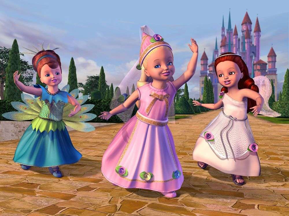 Barbie mint Rapunzel kirakós online