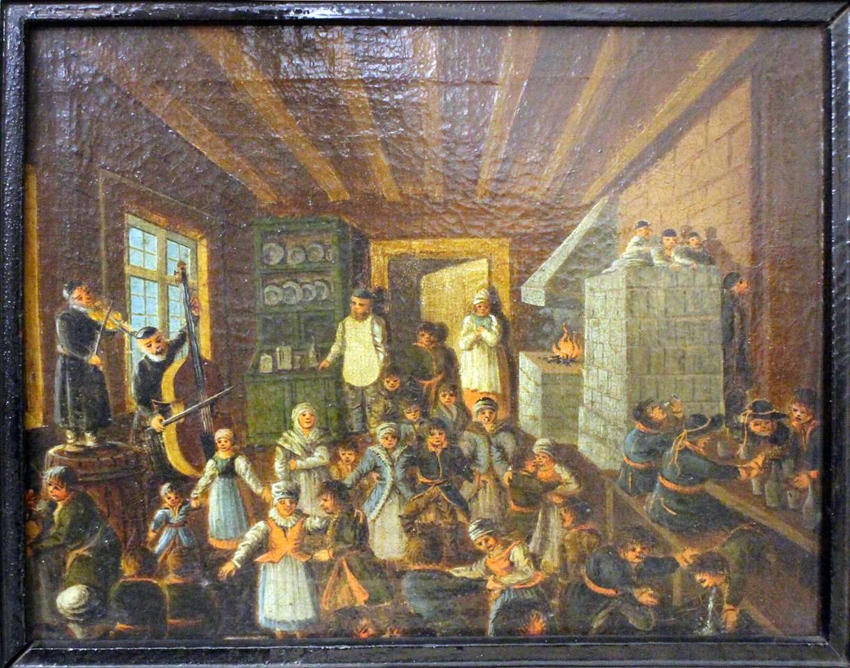 The scene in the inn jigsaw puzzle online