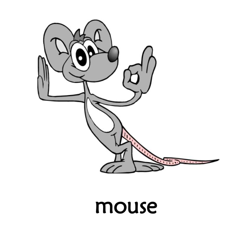 Anglais de la souris puzzle en ligne
