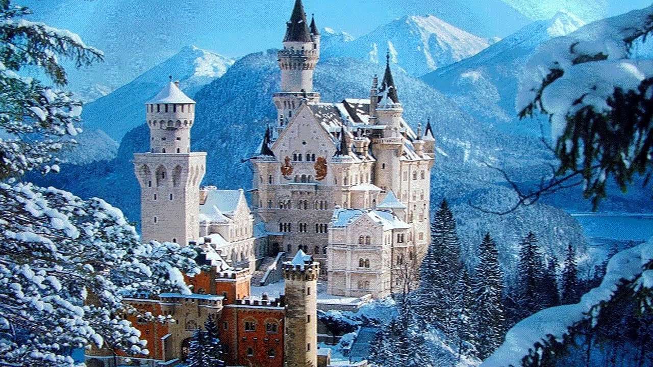 Κάστρο Neuschwanstein - ΓΕΡΜΑΝΙΑ online παζλ