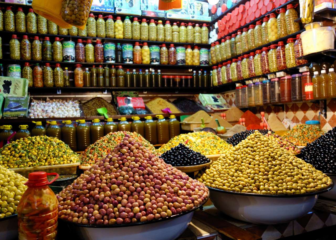 La piața din Marrakech puzzle online