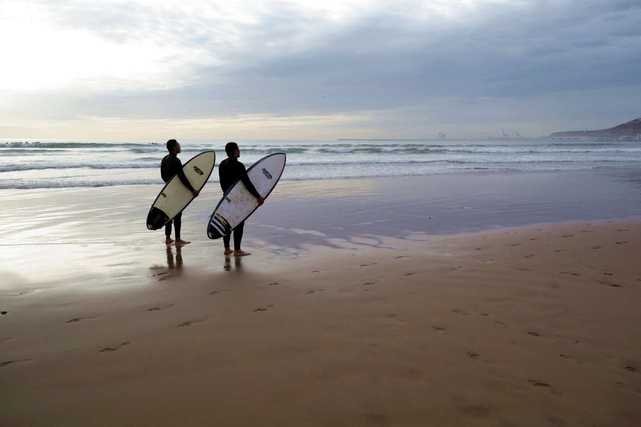 Los surfistas rompecabezas en línea