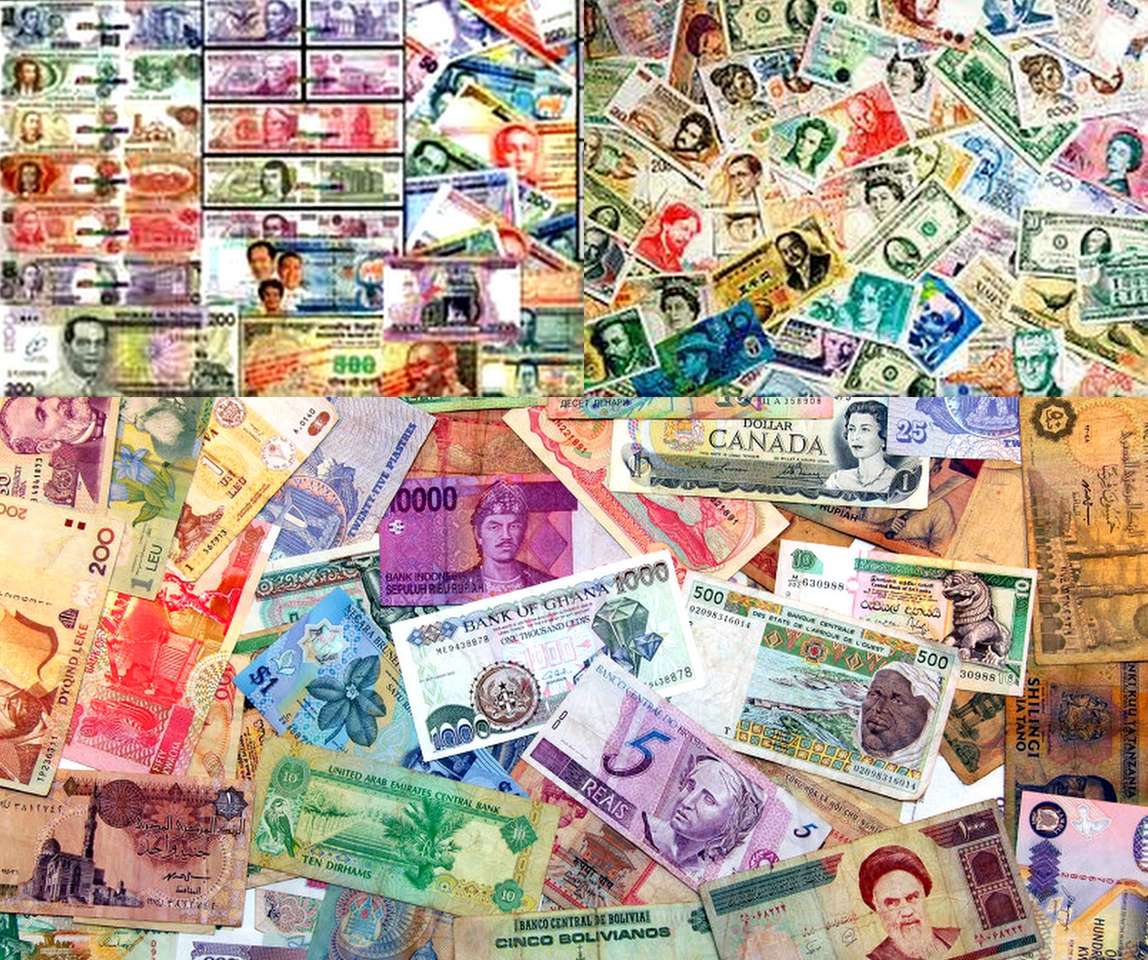 世界の通貨 ジグソーパズルオンライン