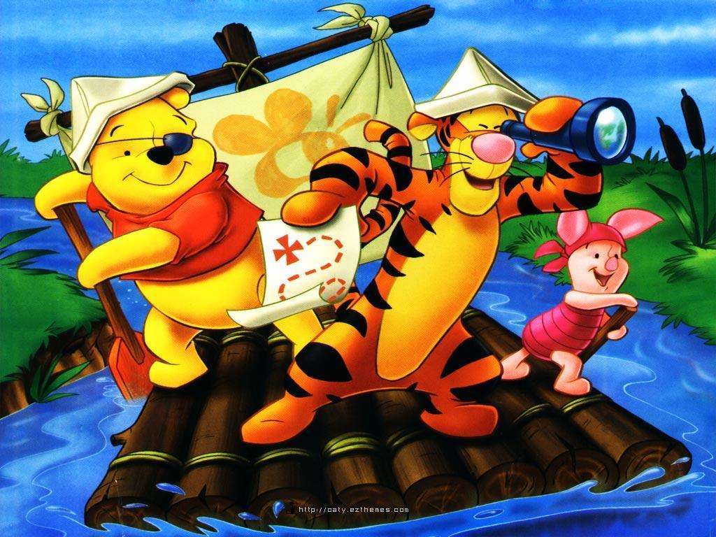 Winny Pooh Sailing jigsaw puzzle online