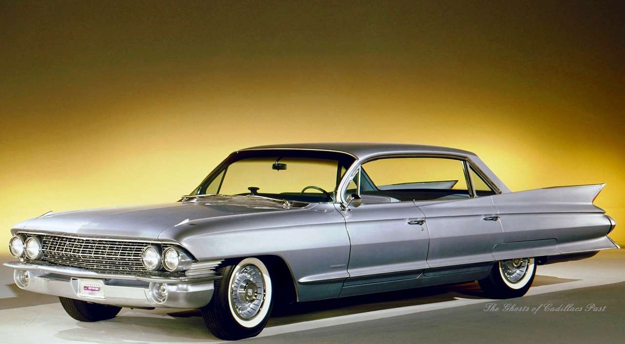 Tettuccio rigido a quattro finestrini della Cadillac Serie Sessantadue del 1961 puzzle online