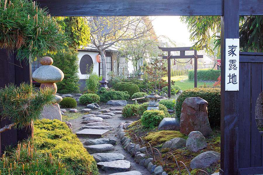Japansk trädgård pussel på nätet
