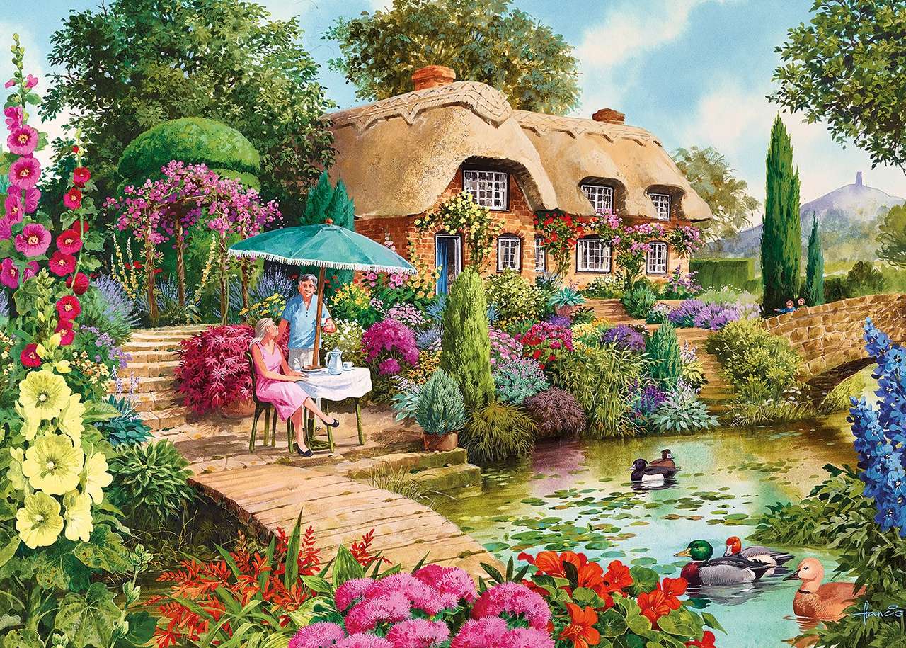 Grădina de vară jigsaw puzzle online