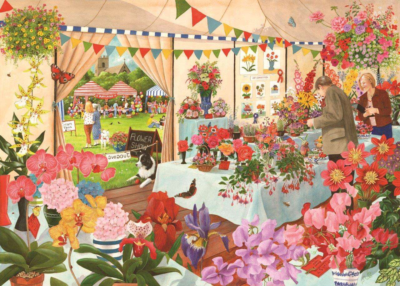 Flower Show Puzzlespiel online