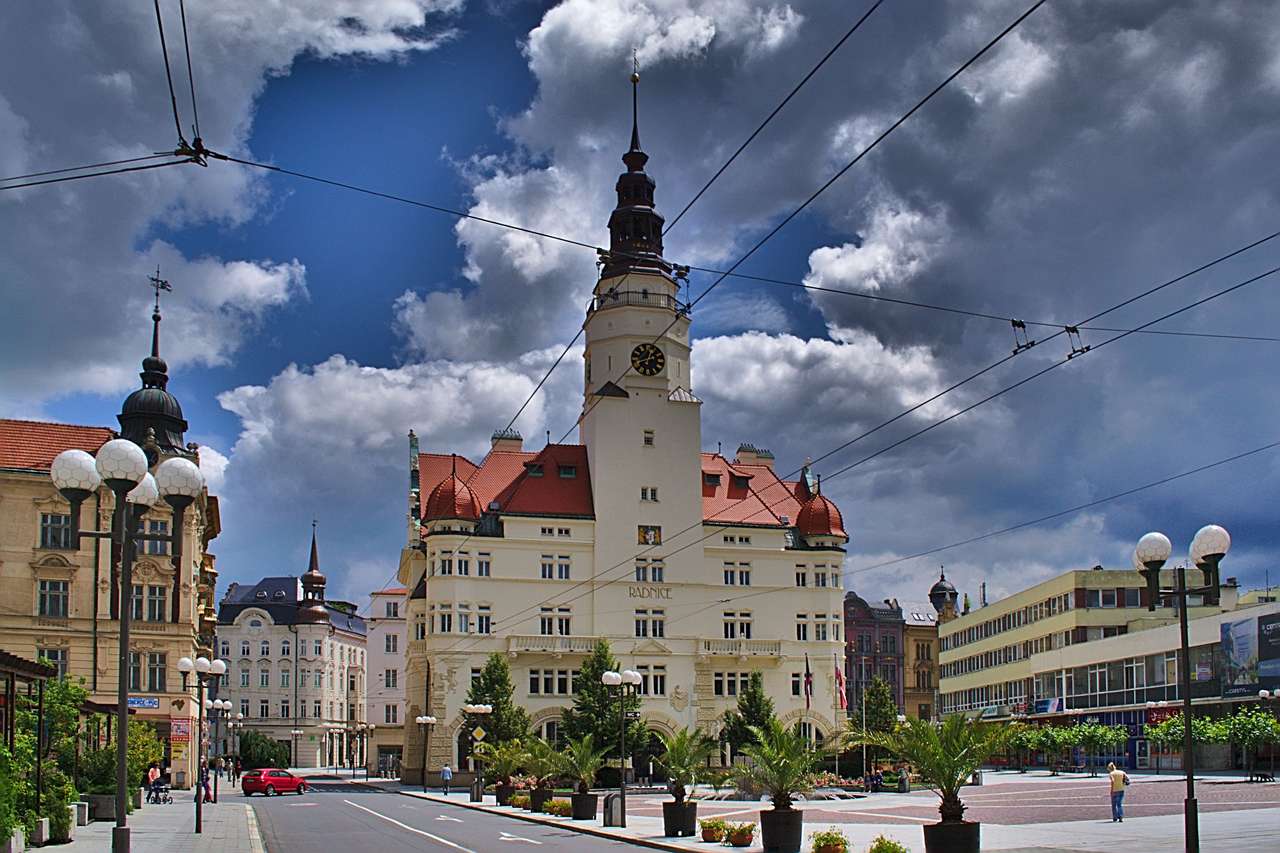 Місто Опава в Чехії онлайн пазл