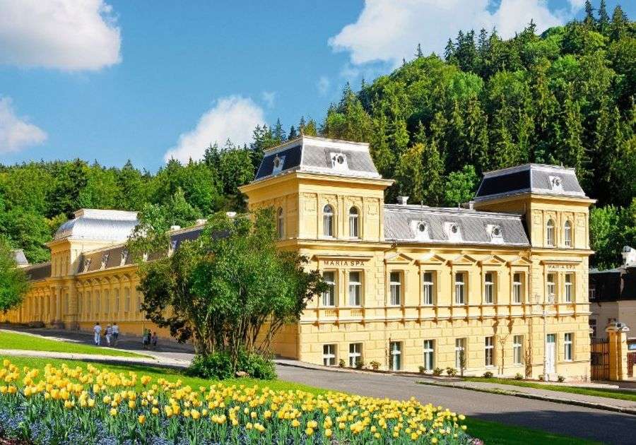 Курортный город Мариенбад в Чехии пазл онлайн