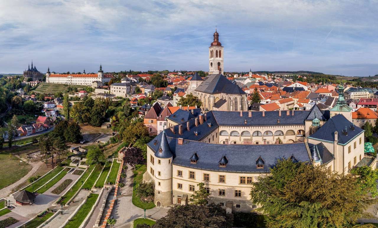 Катедрален град Кутна Хора в Чехия онлайн пъзел
