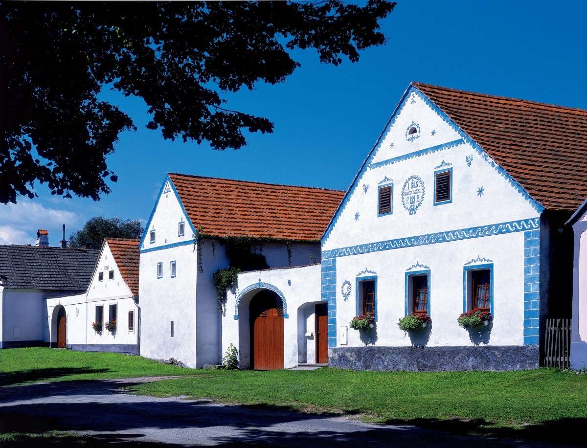 Holasovice Historische Stadt in Tschechien Puzzlespiel online