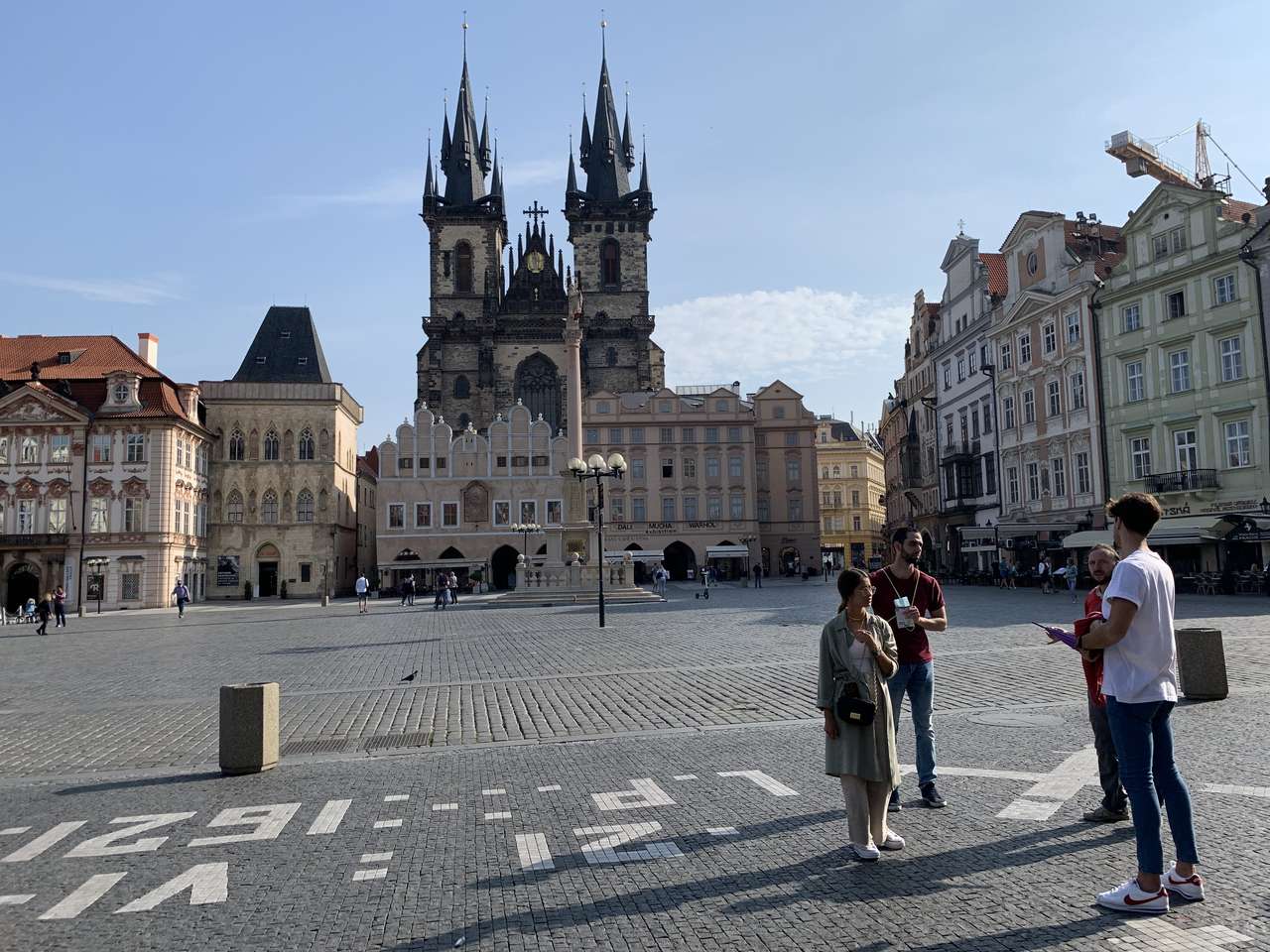 Prag, torget i gamla stan Pussel online