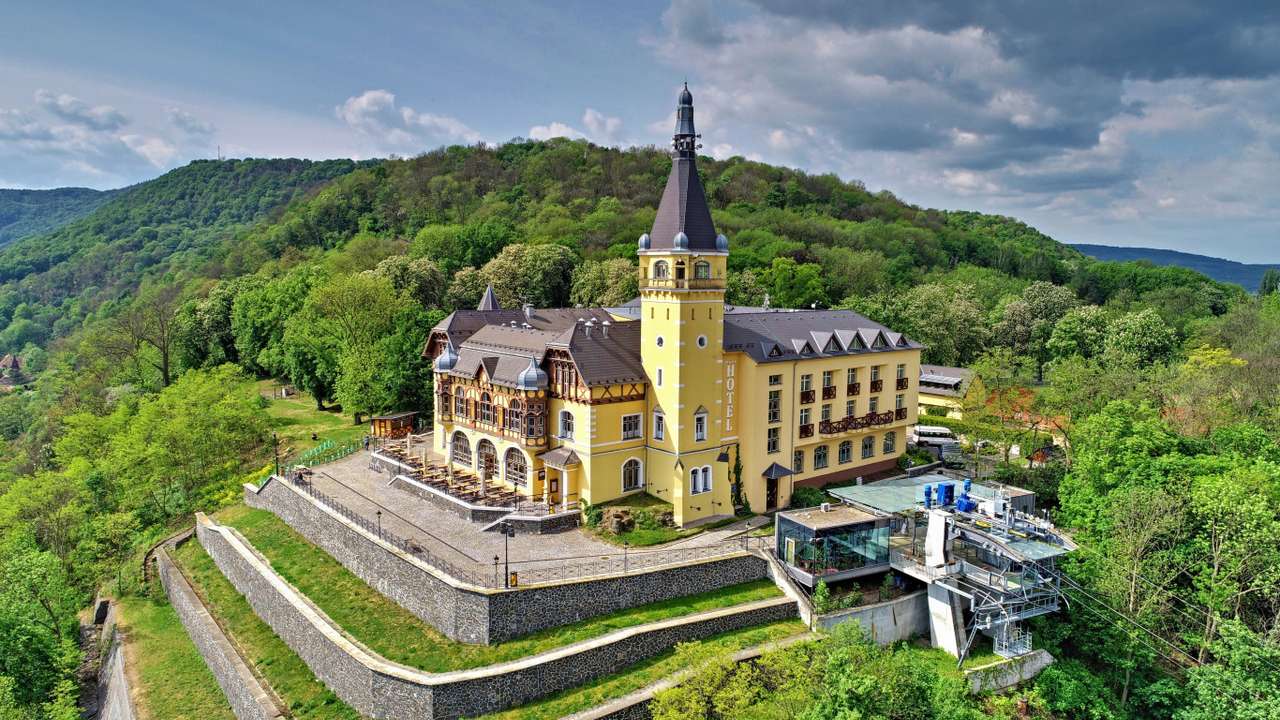 Hotel Vetruse Usti nad Labem Tjeckien pussel på nätet