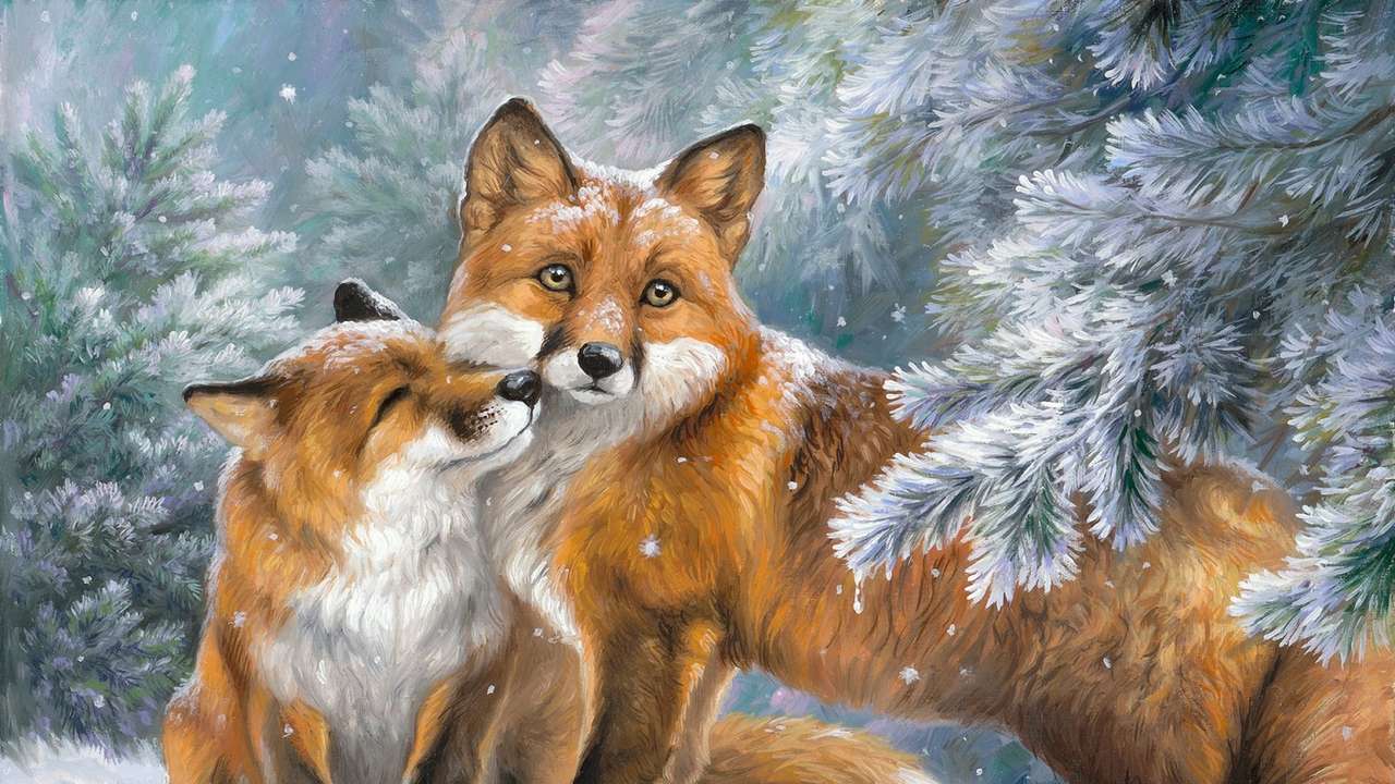 Zamilované lišky skládačky online