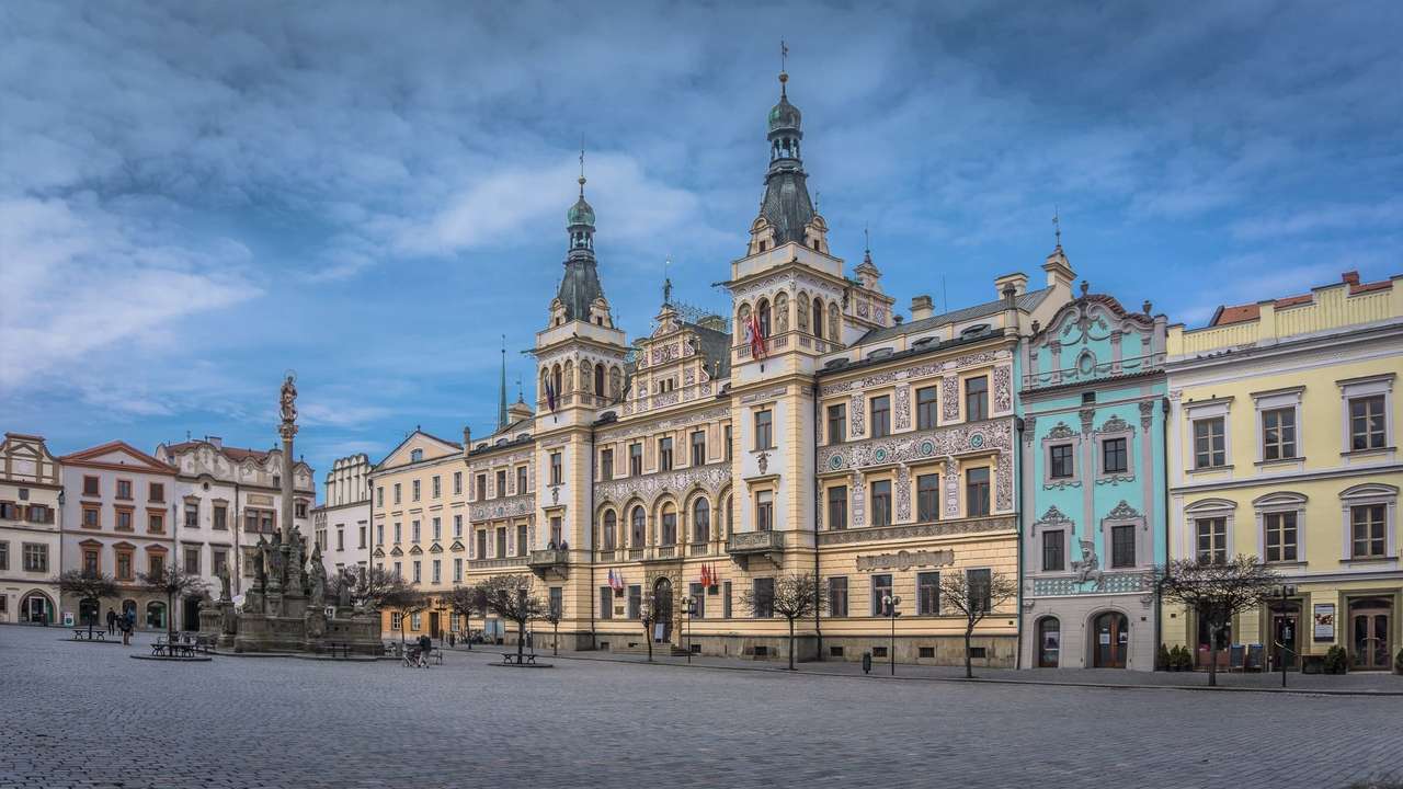 Град Пардубице в Чехия онлайн пъзел