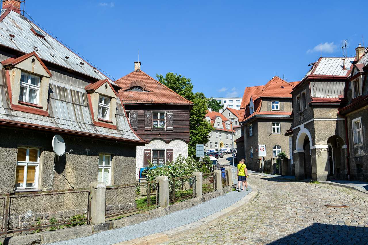 Liberec Stadt in Tschechei Online-Puzzle