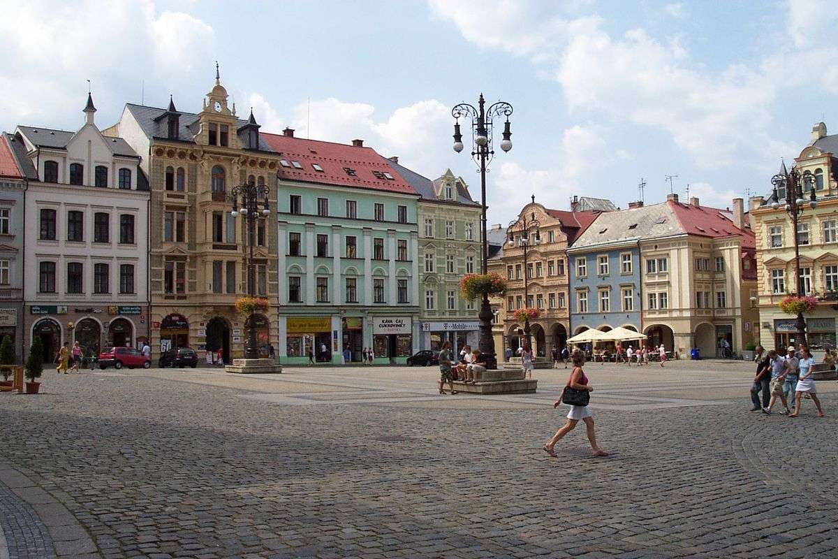 Liberec város Csehországban online puzzle
