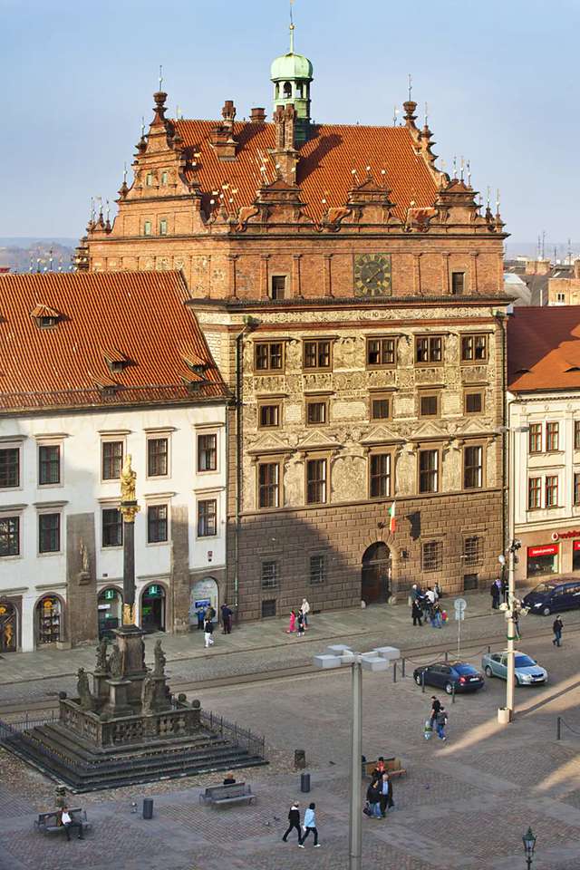 Город Пльзень в Чехии онлайн-пазл