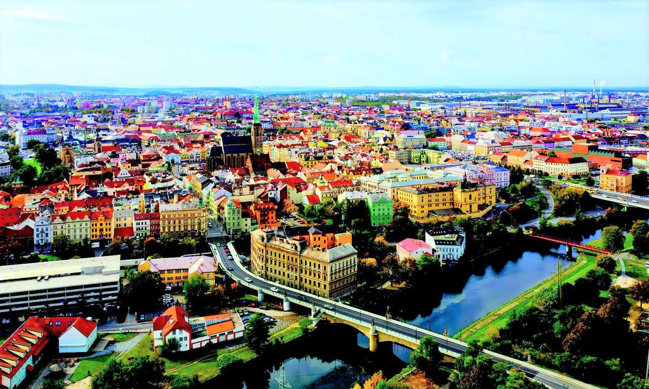 Ville de Pilsen en République tchèque puzzle en ligne