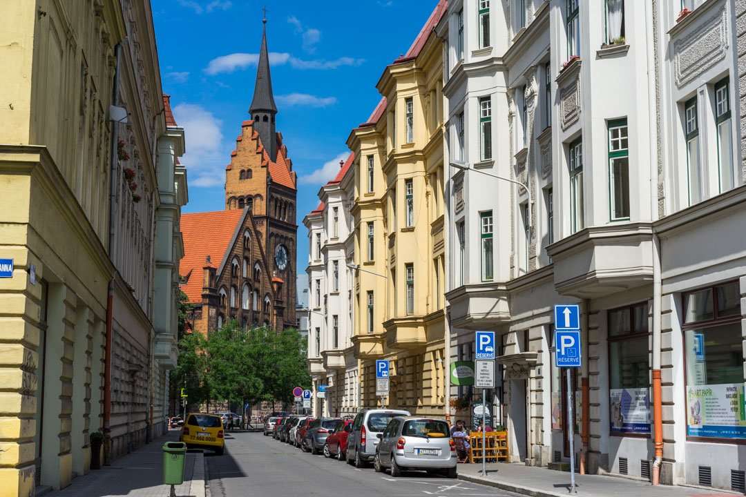 Cidade de Ostrava na República Tcheca quebra-cabeça