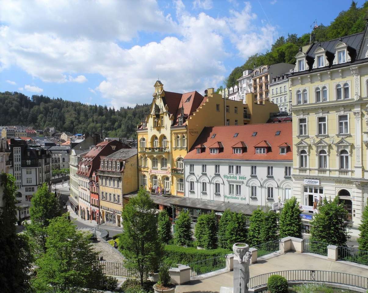 Karlsbad Kurbad in Tschechei Online-Puzzle