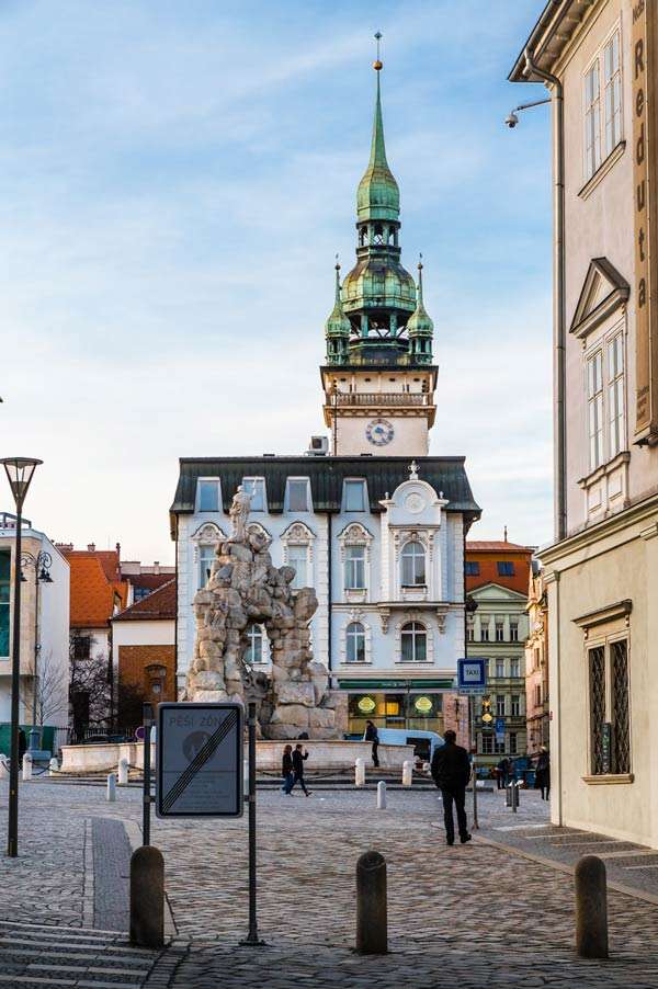 Город Брно в Чехии онлайн-пазл