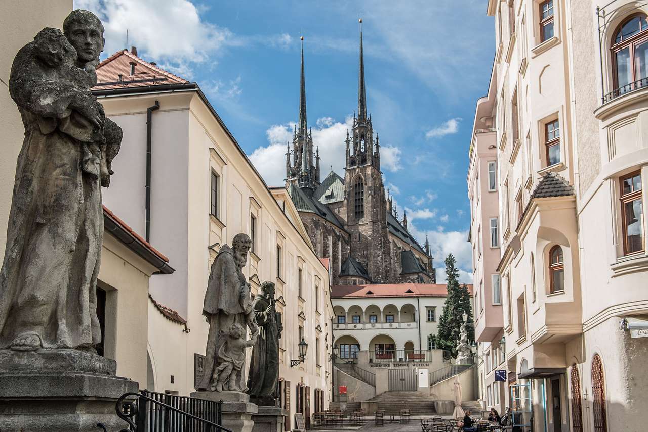 Město Brno v České republice online puzzle