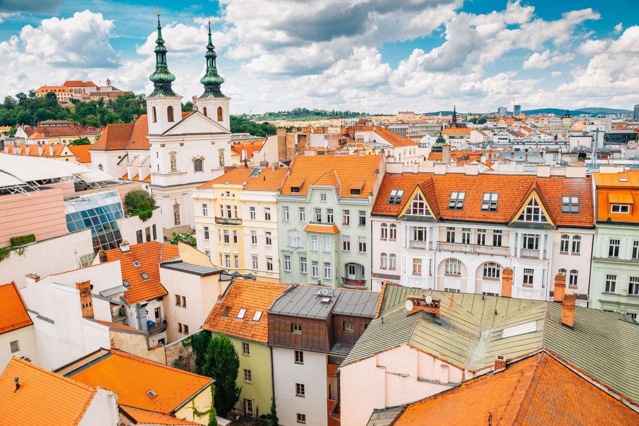 Город Брно в Чехии онлайн-пазл