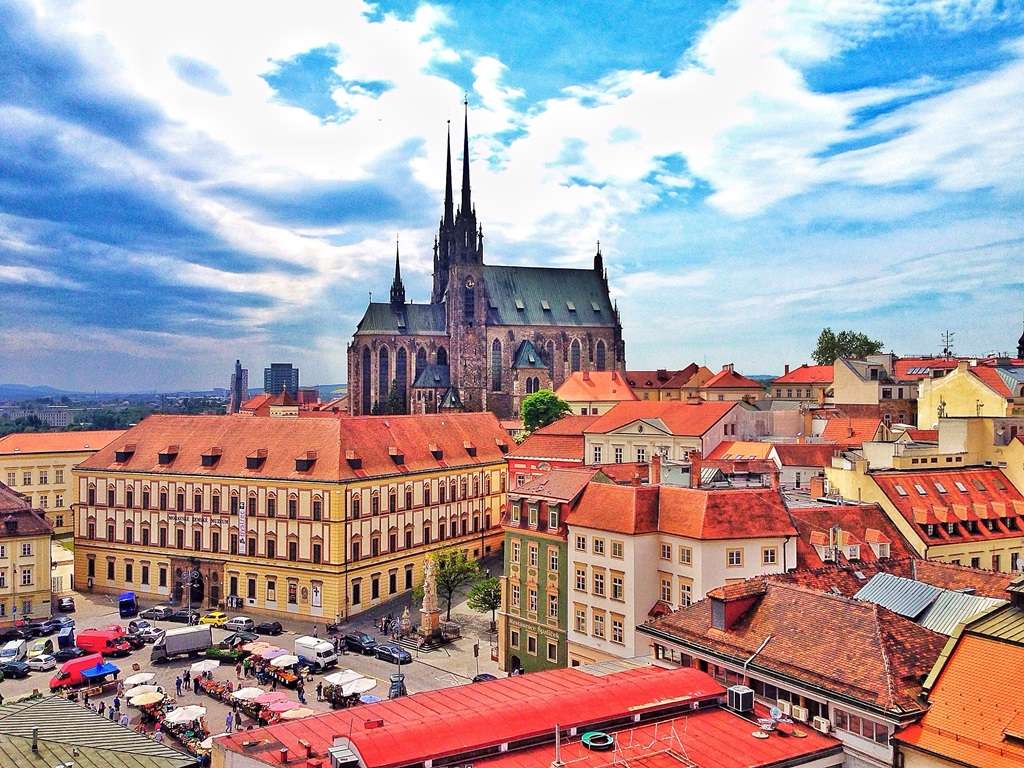 Місто Брно в Чехії онлайн пазл