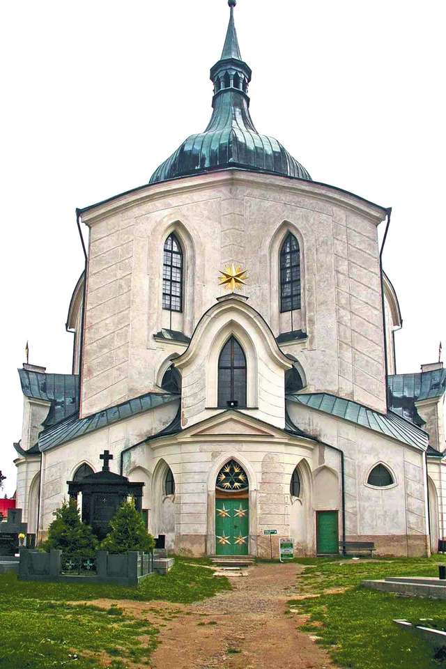 Εκκλησία προσκυνήματος Zelena Hora Τσεχία online παζλ