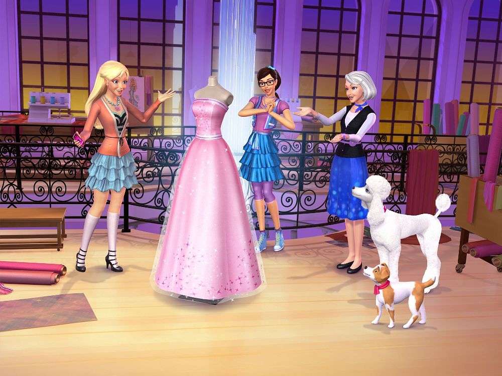 Barbie i modevärlden pussel på nätet
