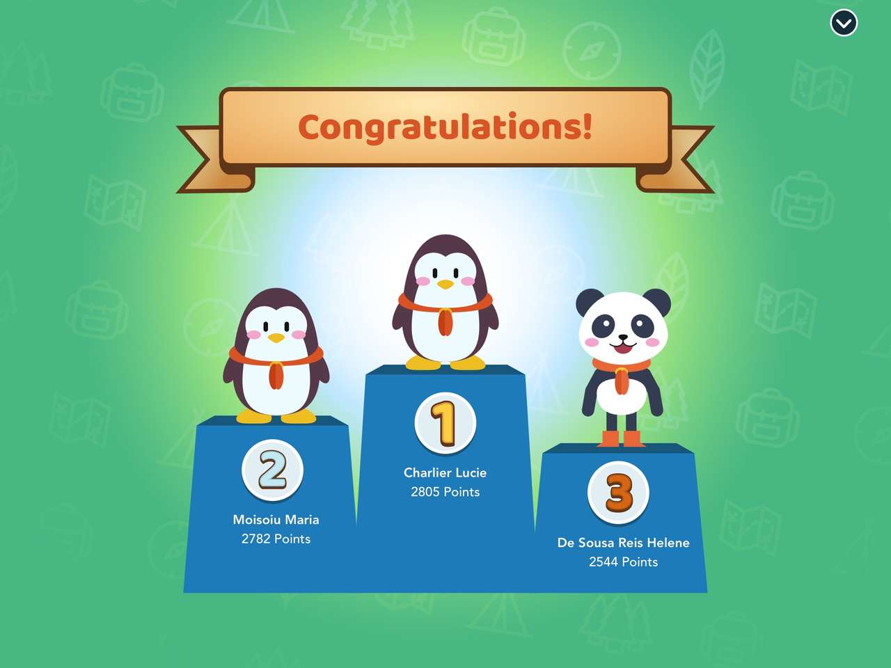 Πιγκουίνοι και panda online παζλ