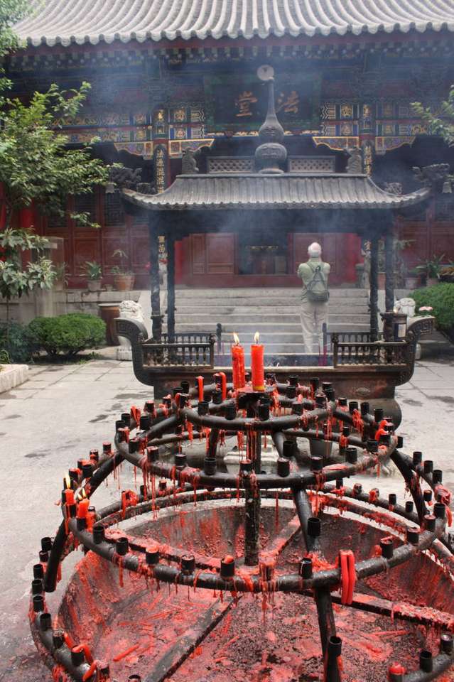 Čínský chrám online puzzle